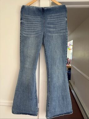 STS Blue Medium Wash Flared Jeans for Women